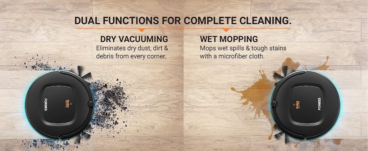 Eureka Forbes Robo Vac N Mop Pro Vacuum Cleaner with Smart App Control